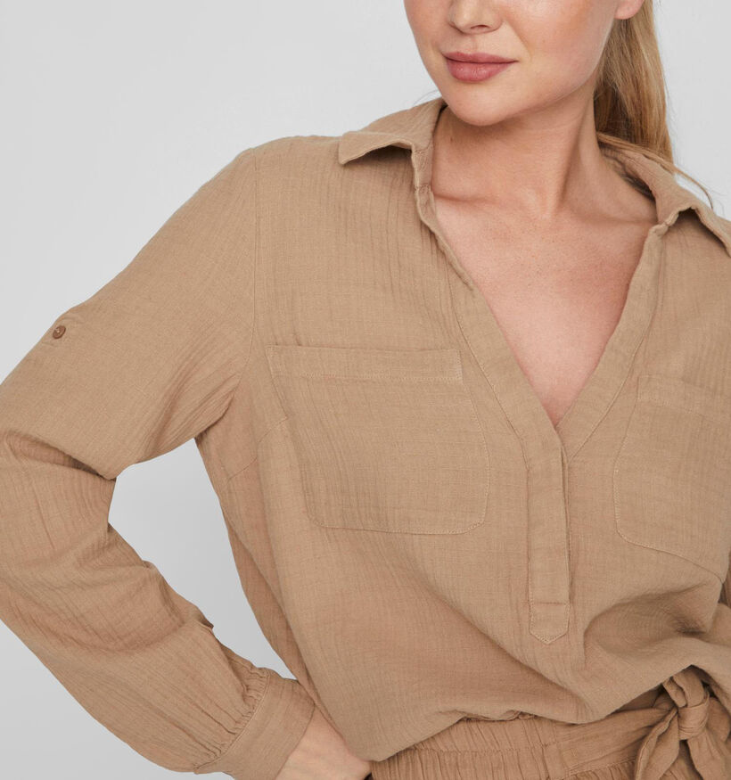 Vila Lania Beige Hemd voor dames (330978)