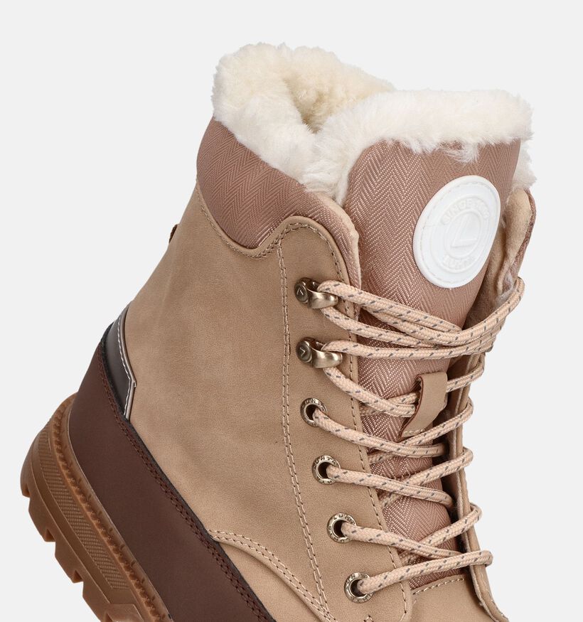 Luhta Reilu MS Boots &agrave; lacets en Beige pour femmes (378593)
