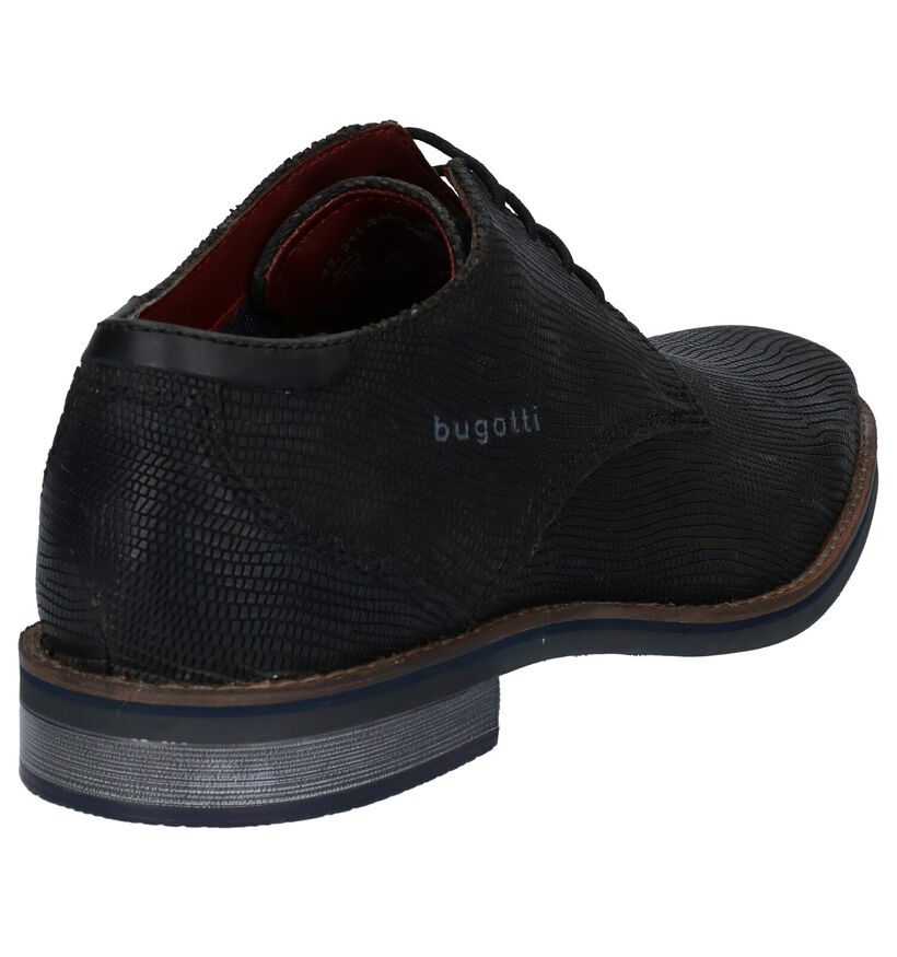 Bugatti Gagno Chaussures à lacets en Noir en cuir (281779)