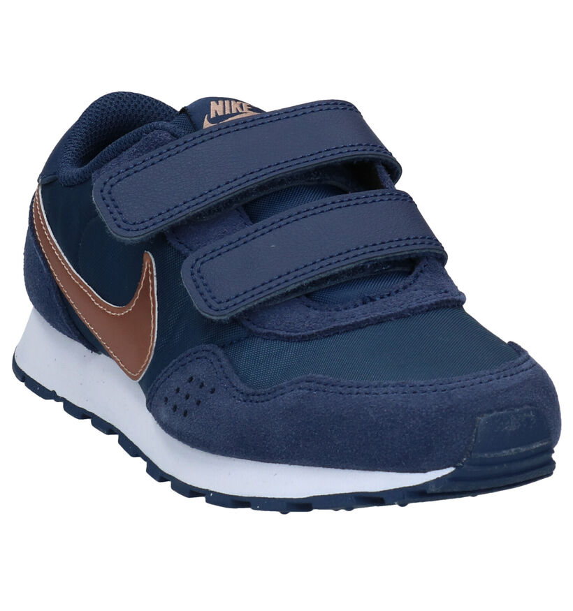 Nike MD Valiant PS Blauwe Sneakers in leer (277515)