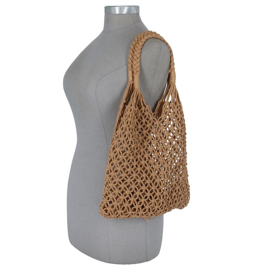 Dolce C. Sac de plage en Beige en textile (237899)