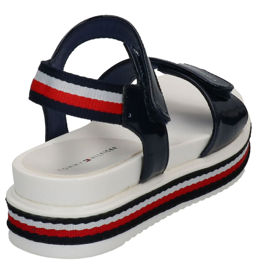 Tommy Hilfiger Blauwe Sandalen in lak (266574)