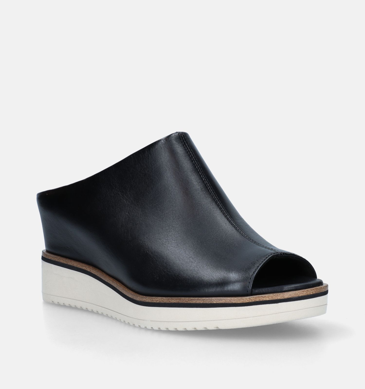 Sleehak slippers zwart online