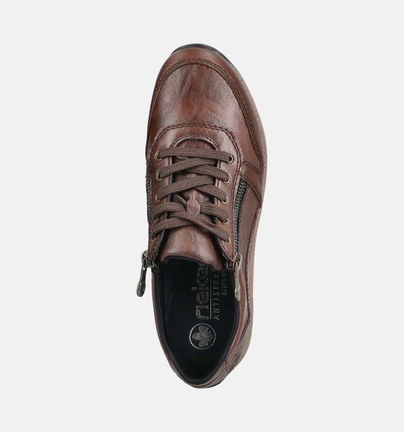 Rieker Antistress Bruine Sneakers voor dames (376584) - geschikt voor steunzolen