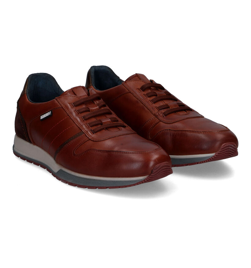 Pikolinos Cambil Chaussures sans lacets en Cognac en cuir (316618)