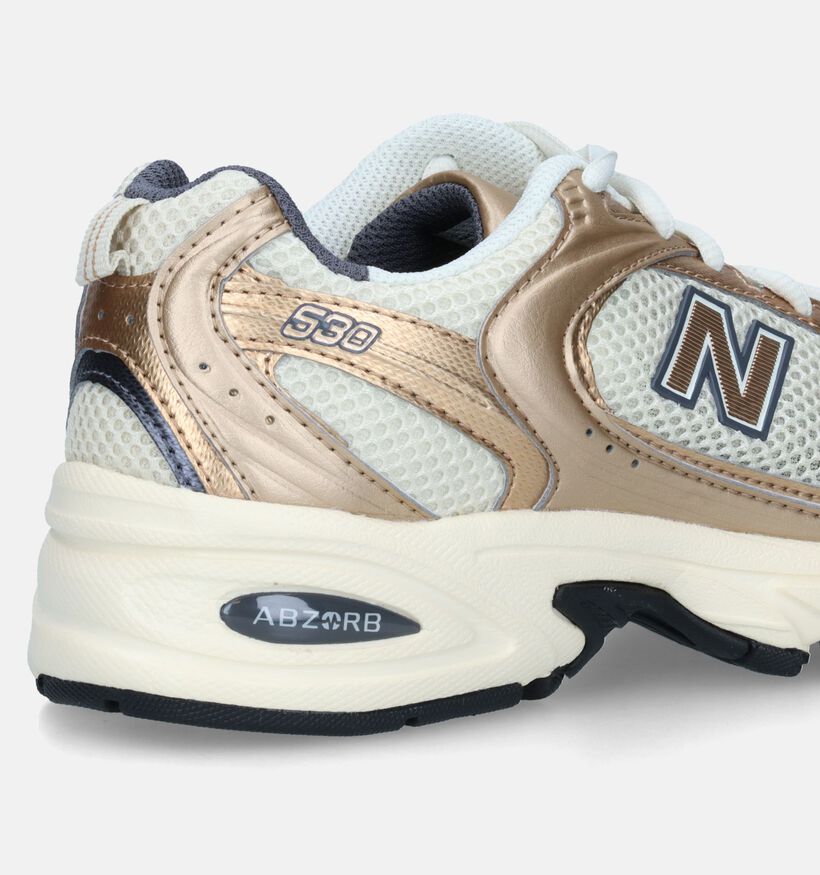 New Balance MR 530 Baskets en Bronze pour femmes (327416) - pour semelles orthopédiques