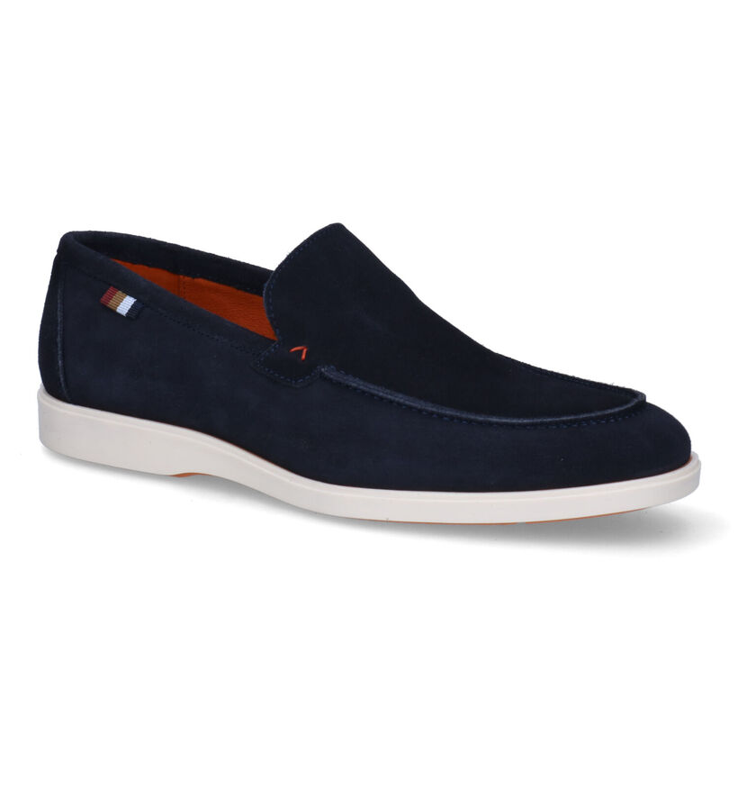 Via Borgo Chaussures à enfiler en Bleu foncé pour hommes (310426)