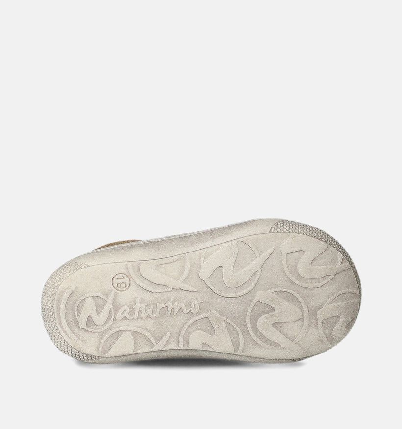 Naturino Cocoon Suede Bruine Babyschoentjes voor meisjes, jongens (355489) - geschikt voor steunzolen