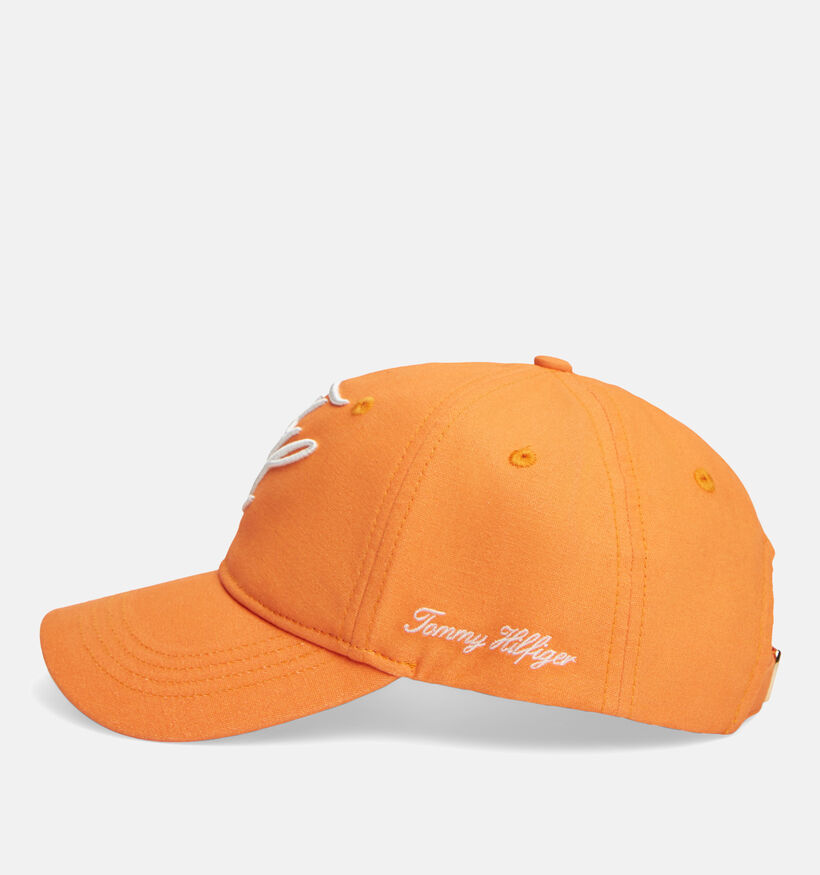Tommy Hilfiger Embroidered Casquette en Orange pour femmes (369313)