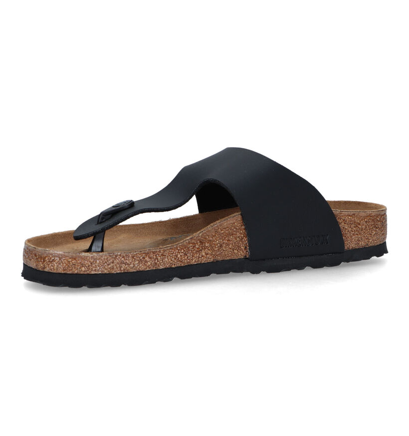 Birkenstock Ramses Zwarte Teenslippers voor heren (322799)