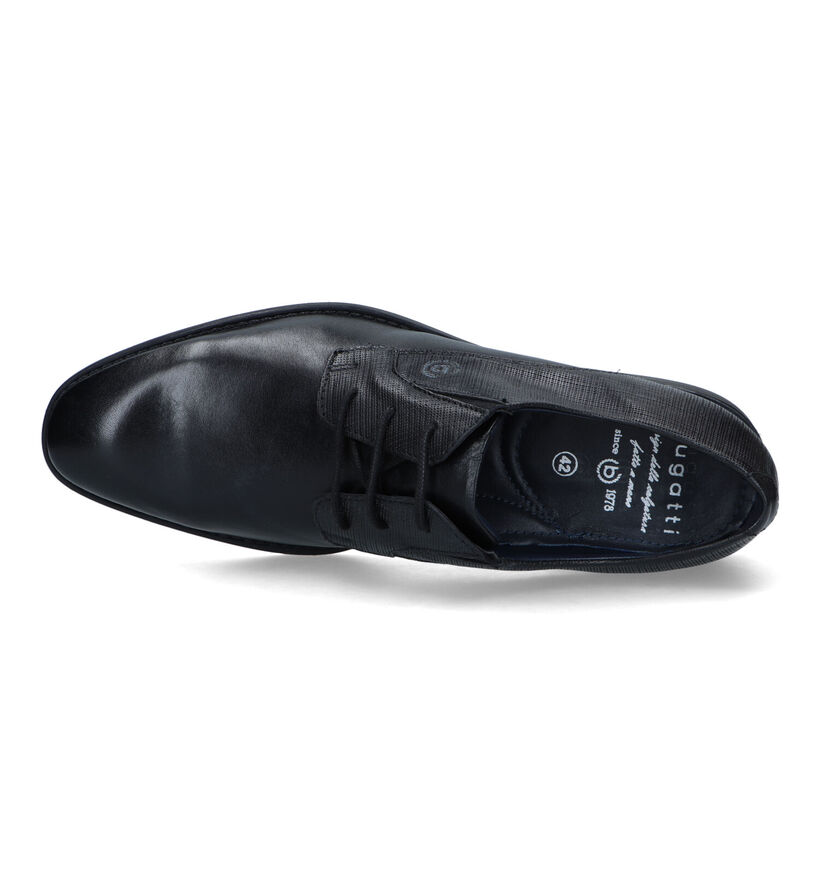 Bugatti Rinaldo Chaussures habillées en Noir pour hommes (319245)