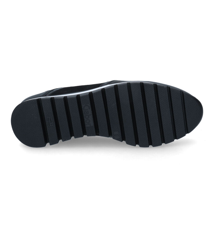 Gabor OptiFit Zwarte Sneakers voor dames (312479) - geschikt voor steunzolen