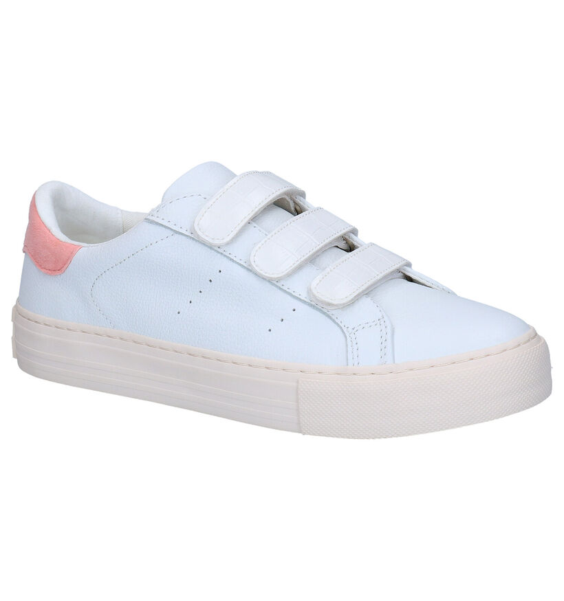 No Name Arcade Straps Witte Sneakers in kunstleer (290004)