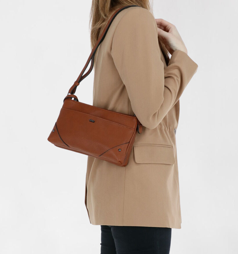 BOO! Salto Cognac Crossbody Tas in kunstleer (282546)