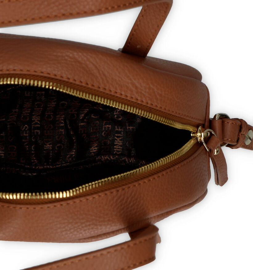 Crinkles Sac à main en Cognac pour femmes (325004)