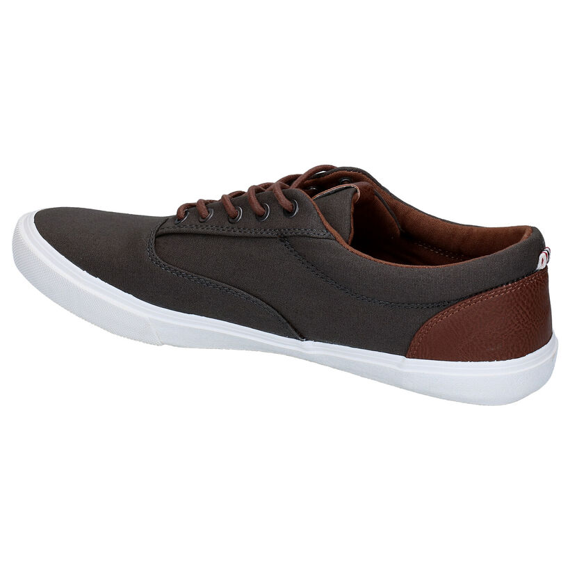 Jack & Jones Vision Classic Grijze Veterschoenen in stof (276406)