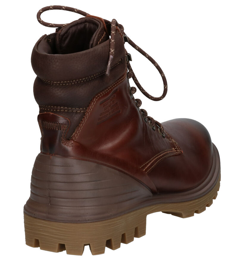 ECCO Tred Tray Bruine Boots in leer (257819)