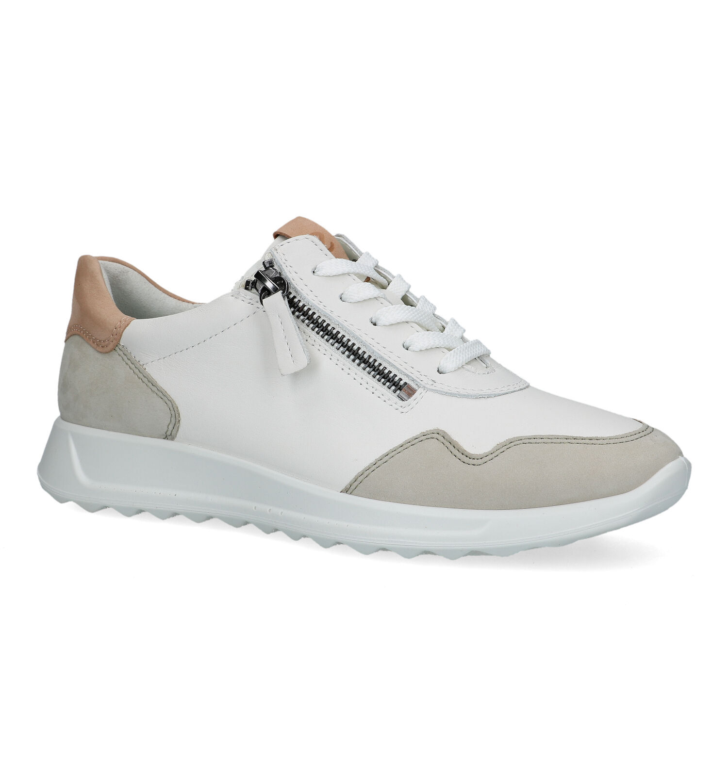 ECCO Flexure Runner Witte Sneakers Dames Lage schoenen Online