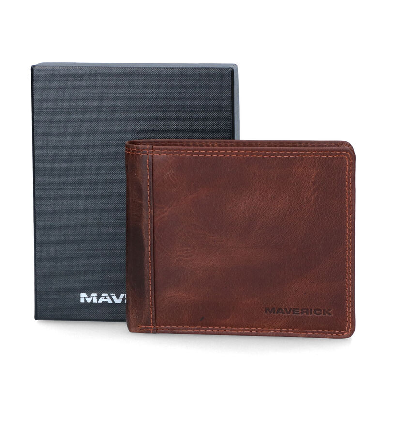 Maverick Portefeuille en Brun pour hommes (358810)