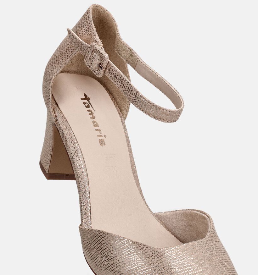 Tamaris Gouden Pumps met bandje voor dames (367667)