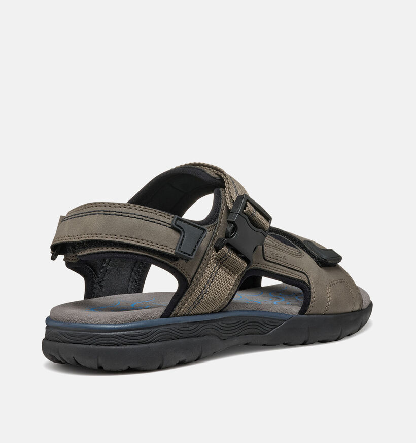 Geox Spherica Sandales de marche en Gris pour hommes (353843)