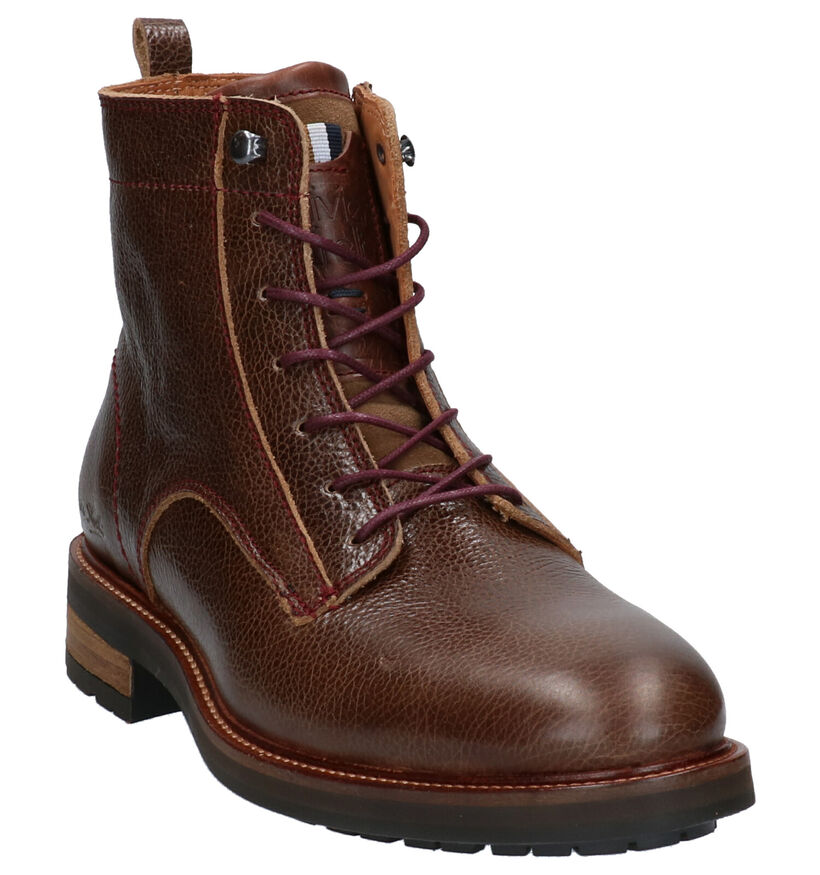 Olivier Strelli Wonkers Bruine Boots in leer (261413)