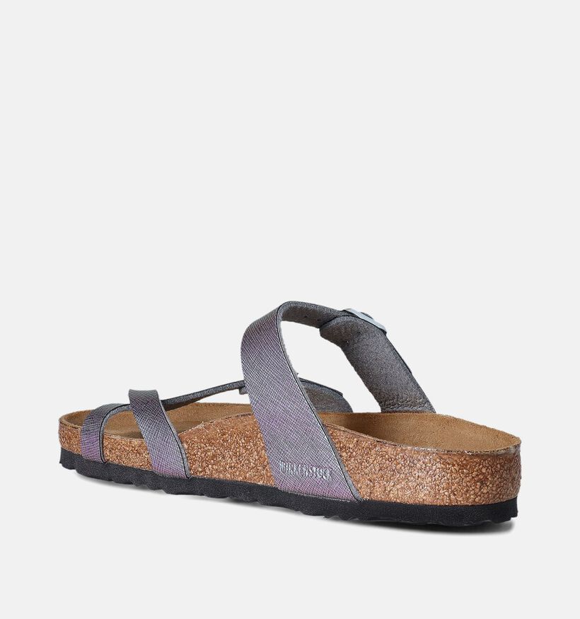 Birkenstock Mayari Embossed Paarse Slippers voor dames (350852)
