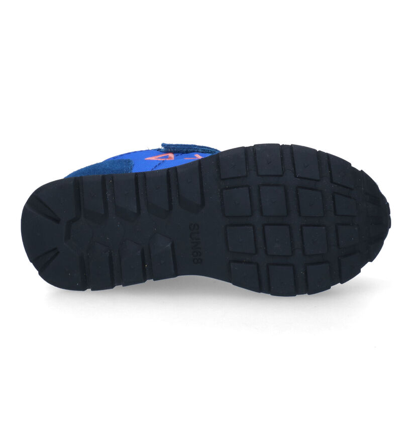 Sun 68 Baskets basses en Bleu foncé en textile (306561)