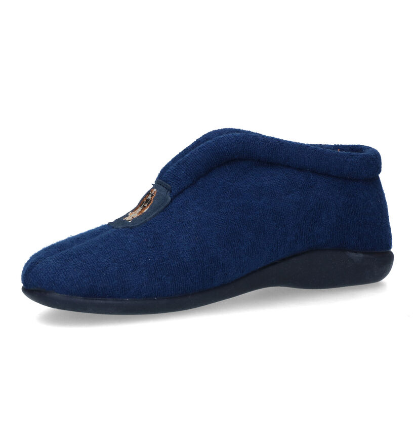 Hush Puppies Oisim Pantouffles en Bleu pour femmes (340751)