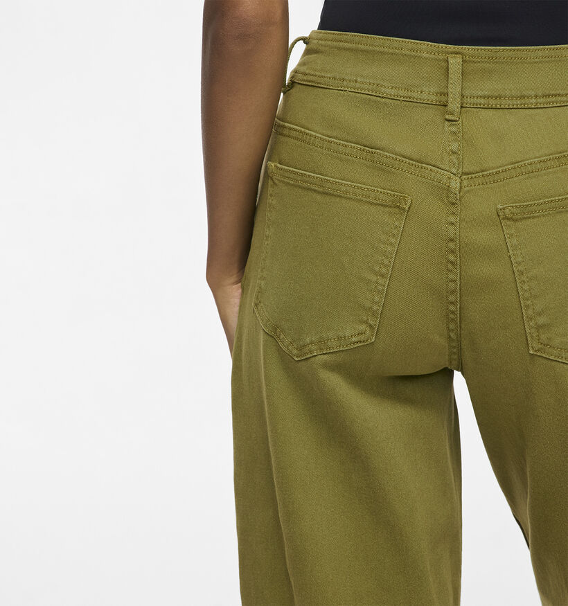 Vila Chia Donkergroene Straight Leg Jeans voor dames (387485)