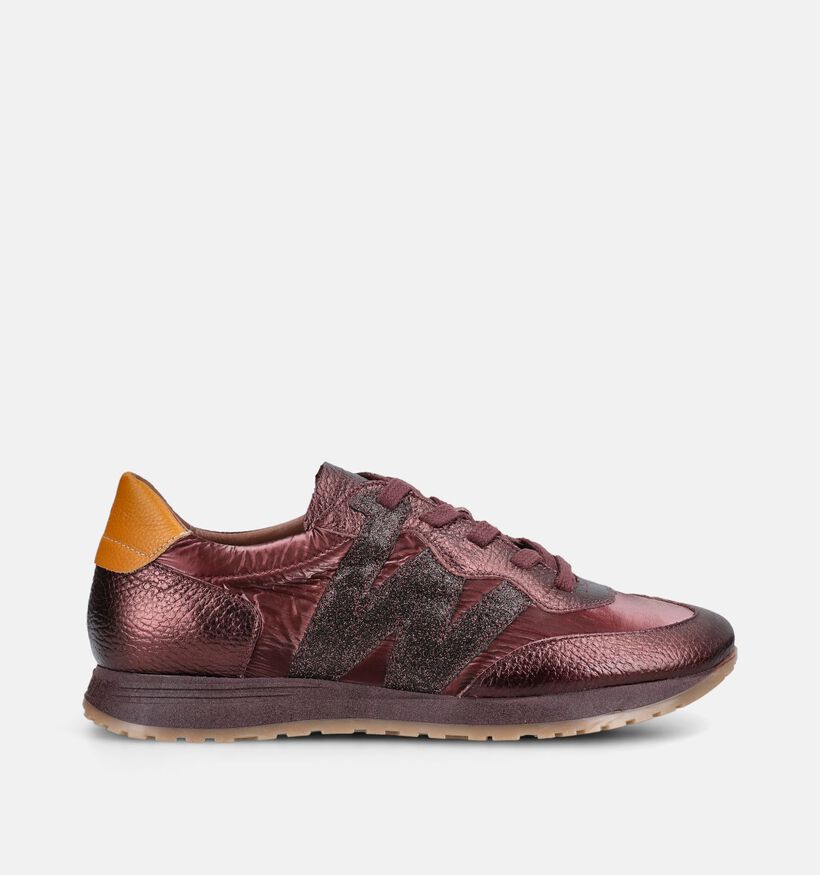 Wonders Bordeaux Sneakers voor dames (381446) - geschikt voor steunzolen
