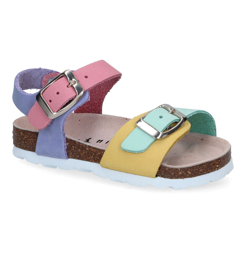 Milo & Mila Pastel Sandalen in nubuck (320204)