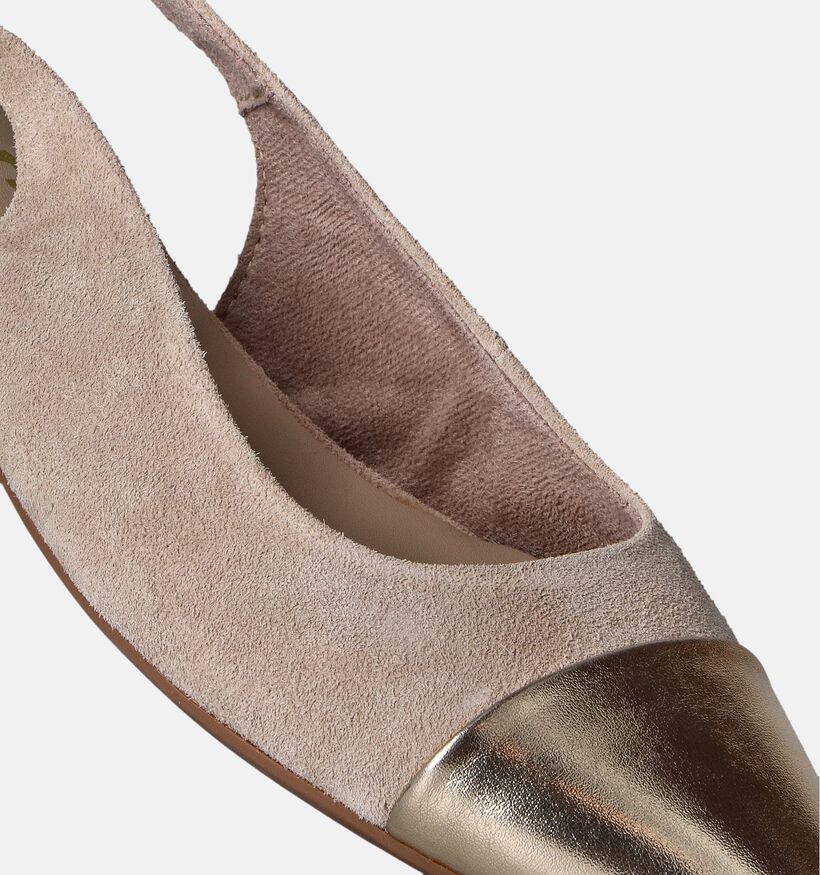Tamaris Beige Slingback ballerina's voor dames (351606)
