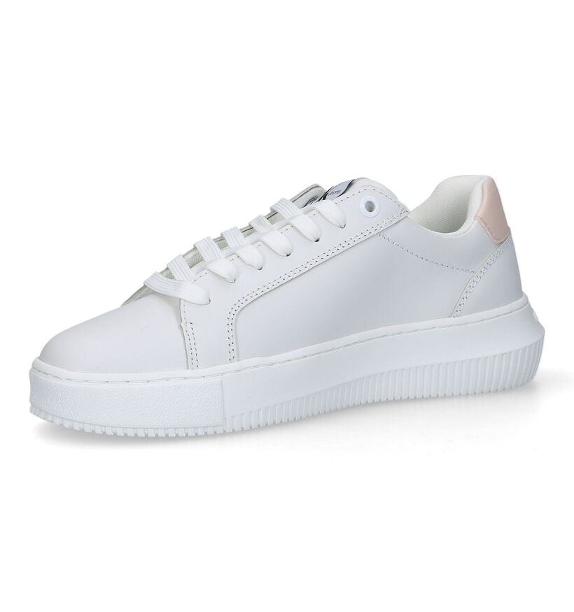 Calvin Klein Chunky Cupsole Baskets en Blanc pour femmes (318620)