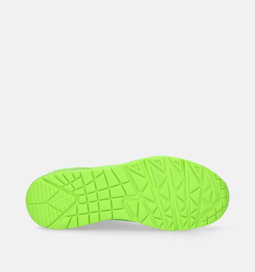 Skechers Uno Night Shades Groene Sneakers voor dames (344731)