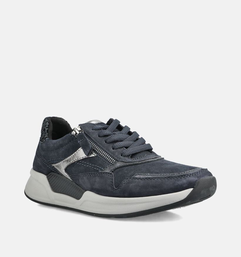 Gabor Rollingsoft Donkerblauwe Sneakers voor dames (376933) - geschikt voor steunzolen