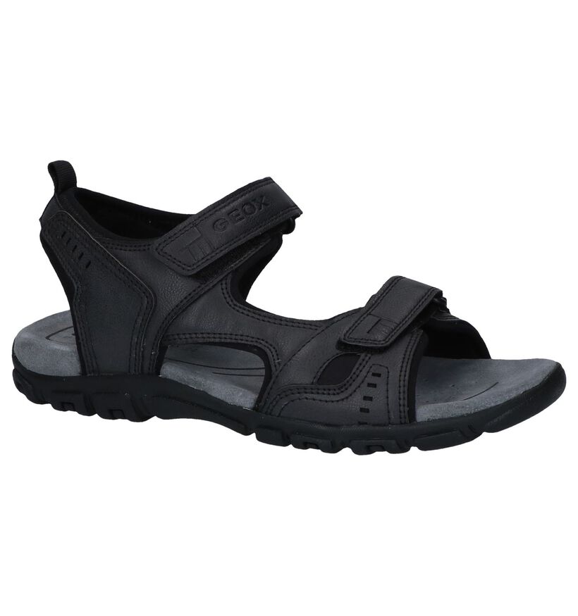 Geox Zwarte Sandalen in kunstleer (266688)