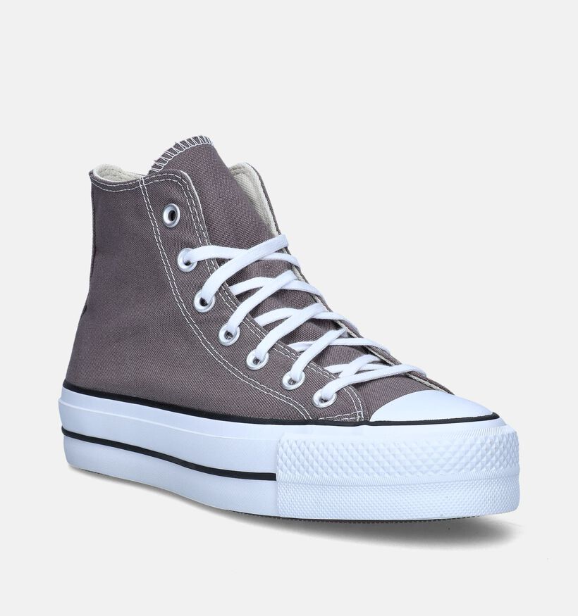 Converse Chuck Taylor All Star Lift Baskets en Brun pour femmes (348834)