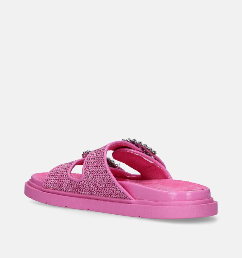 Signatur Raffia Sea Roze Slippers voor dames (341915)