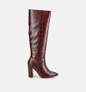 Poelman Bottes hautes en Bordeaux pour femmes (380663)