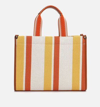 Emily & Noah Cabas Noir/Orange/Beige