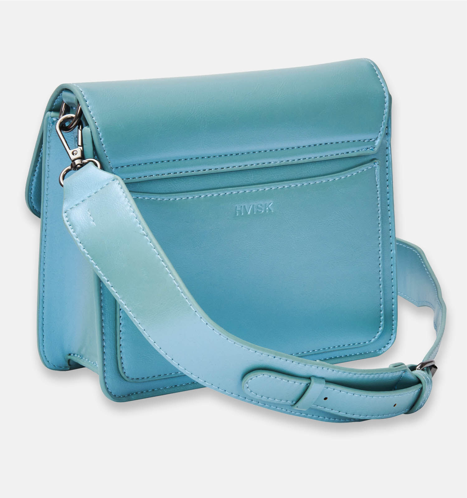 Hvisk Cayman Pocket Shiny Blauwe Crossbody Tas Dames Crossbody tassen Online op TORFS.BE