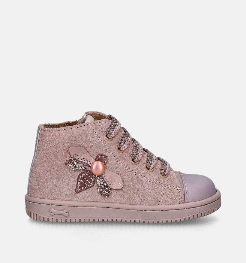 STONES and BONES Nael Chaussures pour bébé en Rose pour filles (345778) - pour semelles orthopédiques