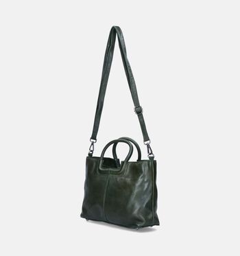 Bear Design Handtassen Cognac/Groen