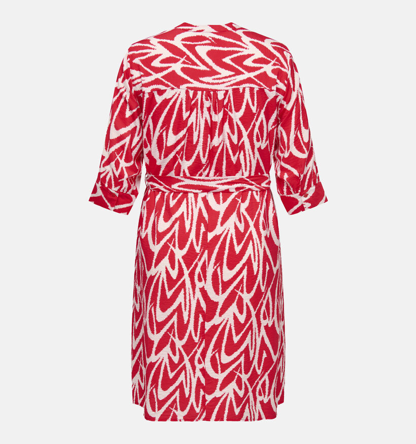 ONLY Carmakoma Olivera Robe chemise en Rouge pour femmes (353236)