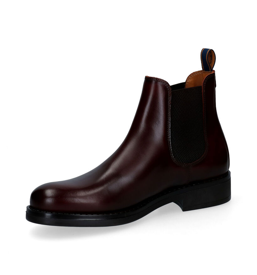 Gant Brookly Chaussures Hautes en Marron en cuir (294465)