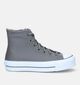 Converse CT All Star Lift Platform Baskets en Gris pour femmes (332817)