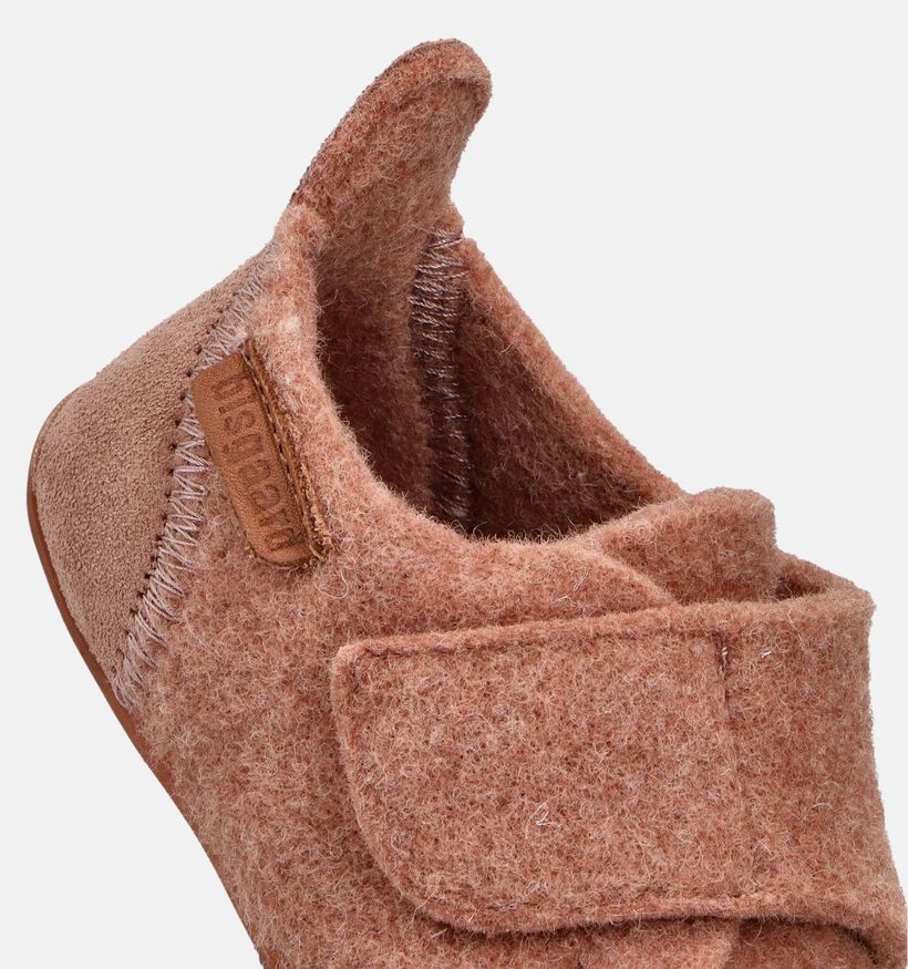 Bisgaard Casual Wool Pantoufles en Rose pour filles (364807)