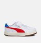 Puma Caven 2.0 Retro Witte Sneakers voor jongens, meisjes (359194) - geschikt voor steunzolen