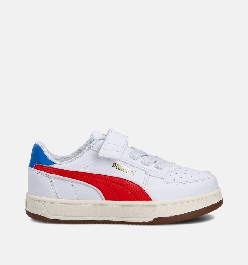 Puma Caven 2.0 Retro Witte Sneakers voor jongens, meisjes (359194) - geschikt voor steunzolen